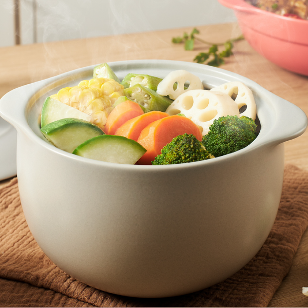 Nồi dưỡng sinh Vesta (Nồi tròn cao) 1.2 L + nắp (CK) - Màu Xám 2