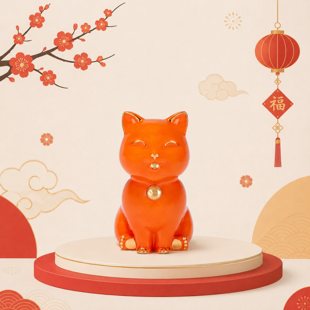Mèo Vạn Phúc - Màu Cam