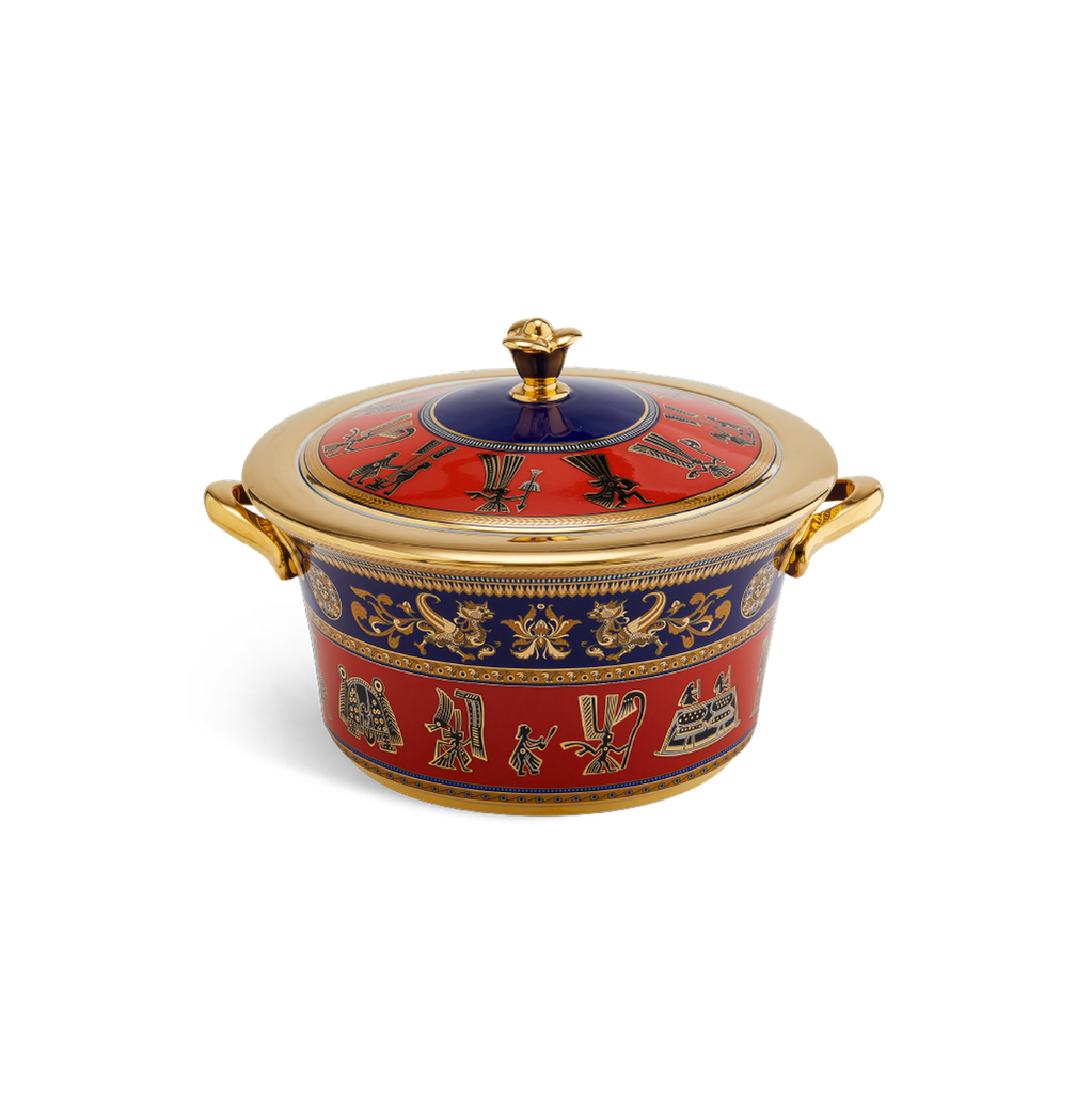 Thố 2.6 L + nắp - Tulip - Trống Đồng