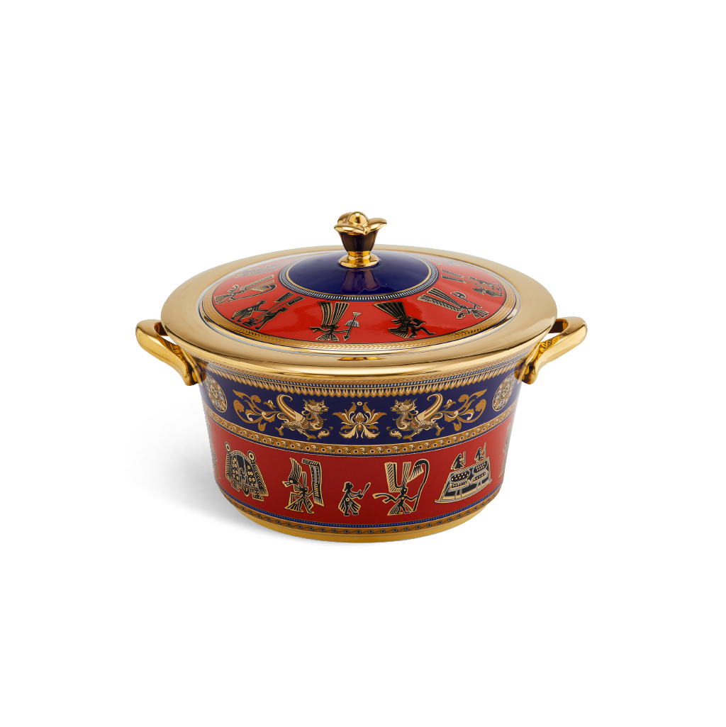 Thố 2.6 L + nắp - Tulip - Trống Đồng