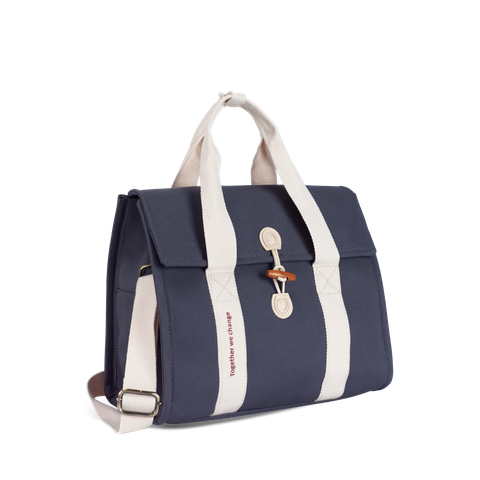  Túi vải Canvas 24 x 17.5 x 27 cm - Xanh xám 