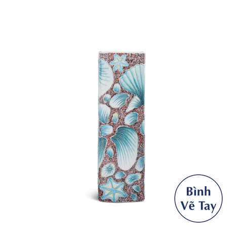  Bình hoa 36-40 cm - Họa Tiết Cobalt/ Màu (nhóm 32) 