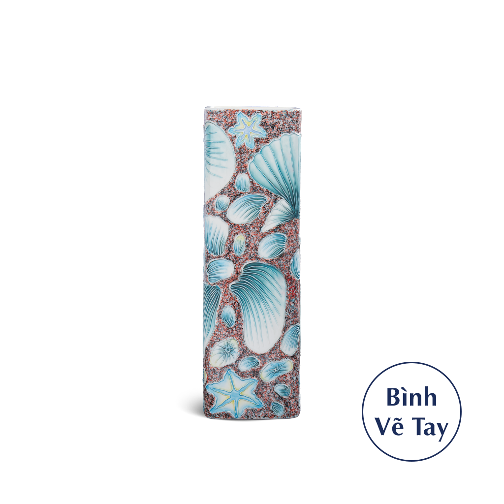 Bình hoa 36-40 cm - Họa Tiết Cobalt/ Màu (nhóm 32)
