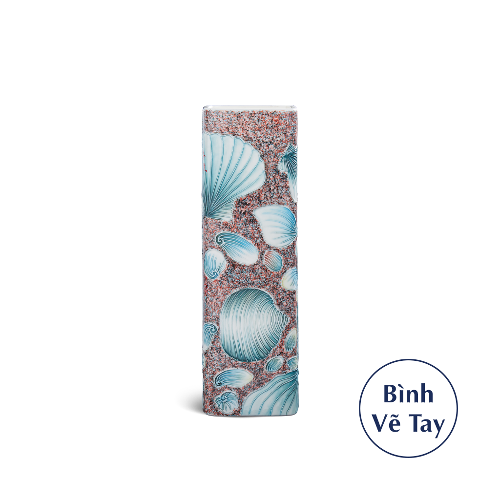 Bình hoa 36-40 cm - Họa Tiết Cobalt/ Màu (nhóm 32)