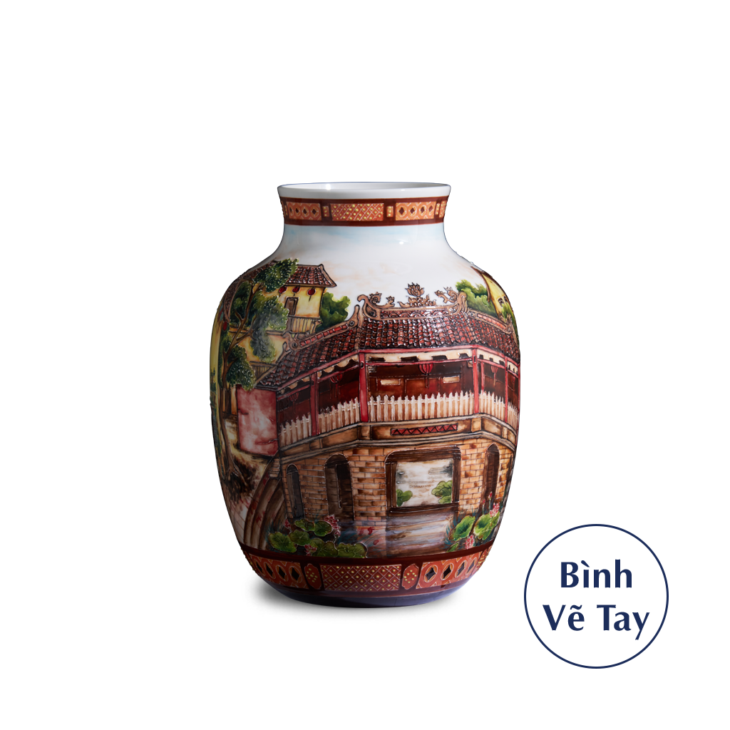 Bình hoa 26 cm - Phong Cảnh - Bình Hoa - Trang trí