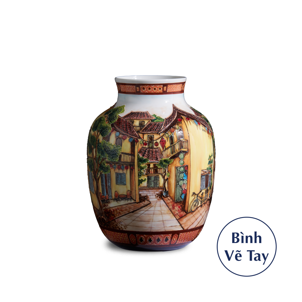 Bình hoa 26 cm - Phong Cảnh - Bình Hoa - Trang trí