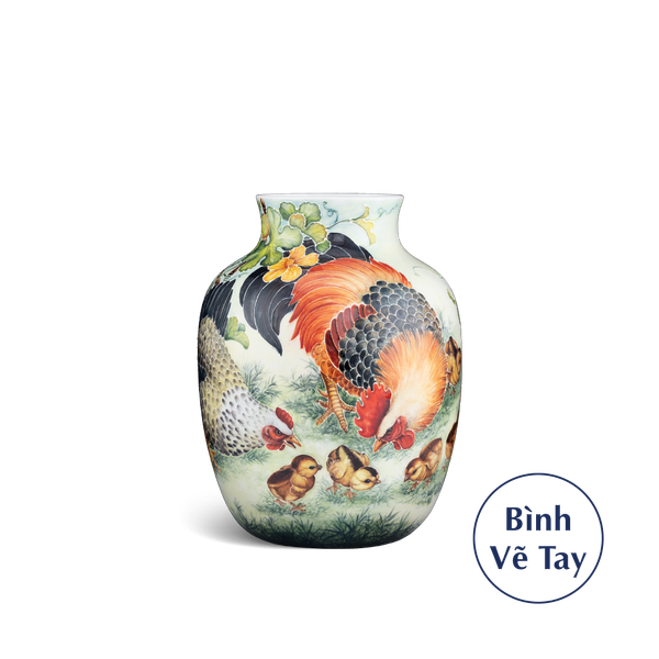 Bình hoa 26 cm - Đàn Gà