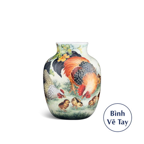  Bình hoa 26 cm - Đàn Gà 