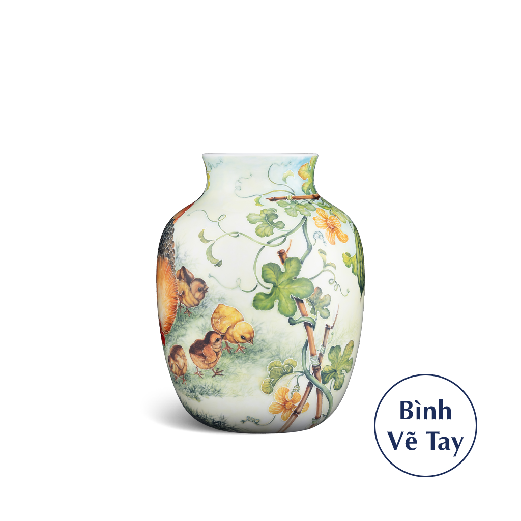 Bình hoa 26 cm - Đàn Gà
