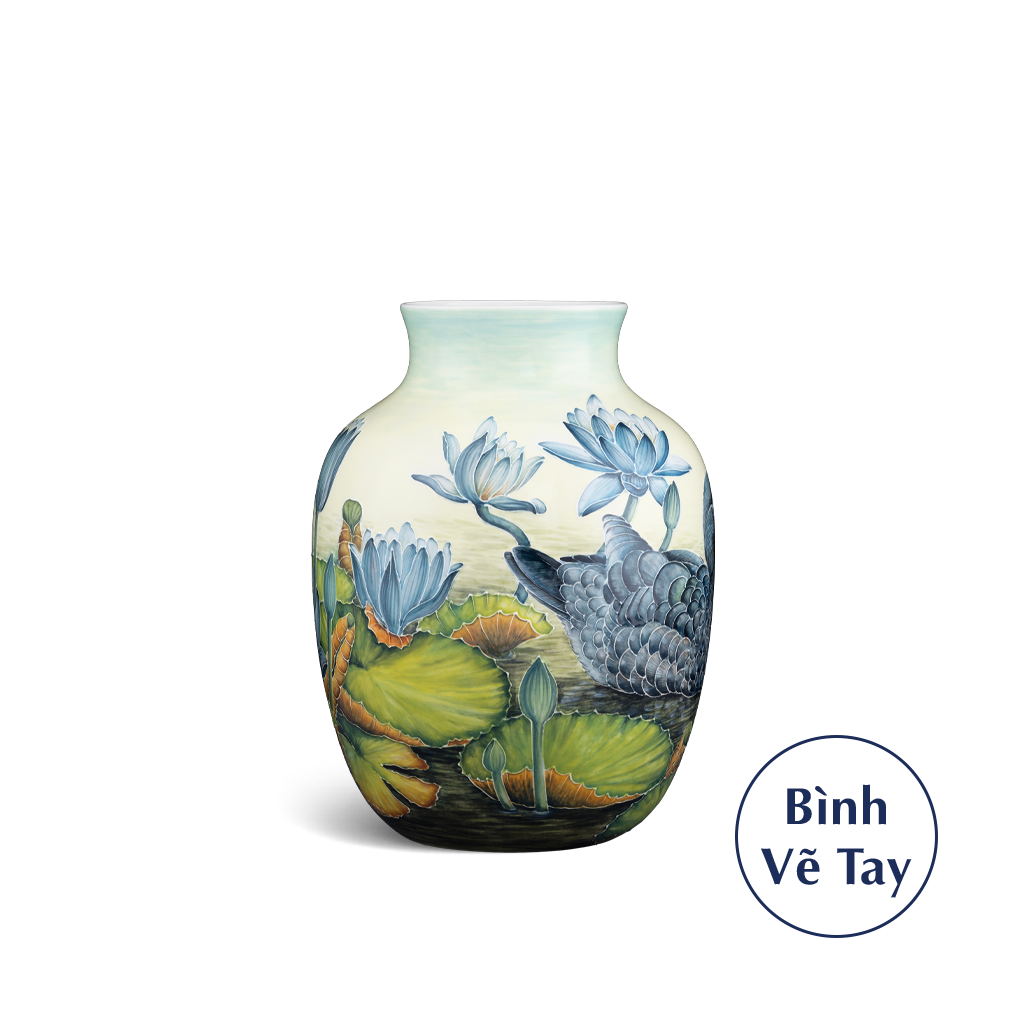 Bình Hoa 26 cm - Uyên Ương