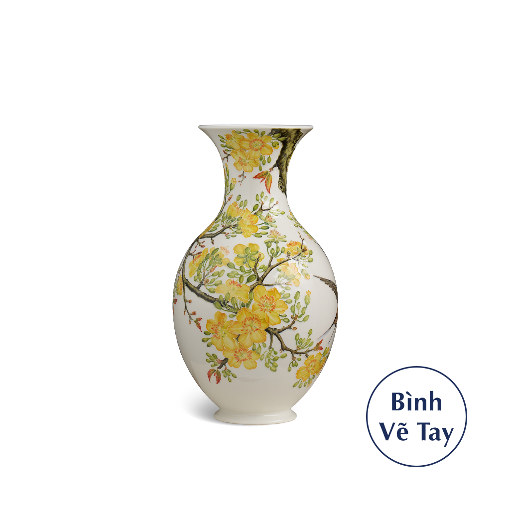Bình hoa 35 cm - Xuân về