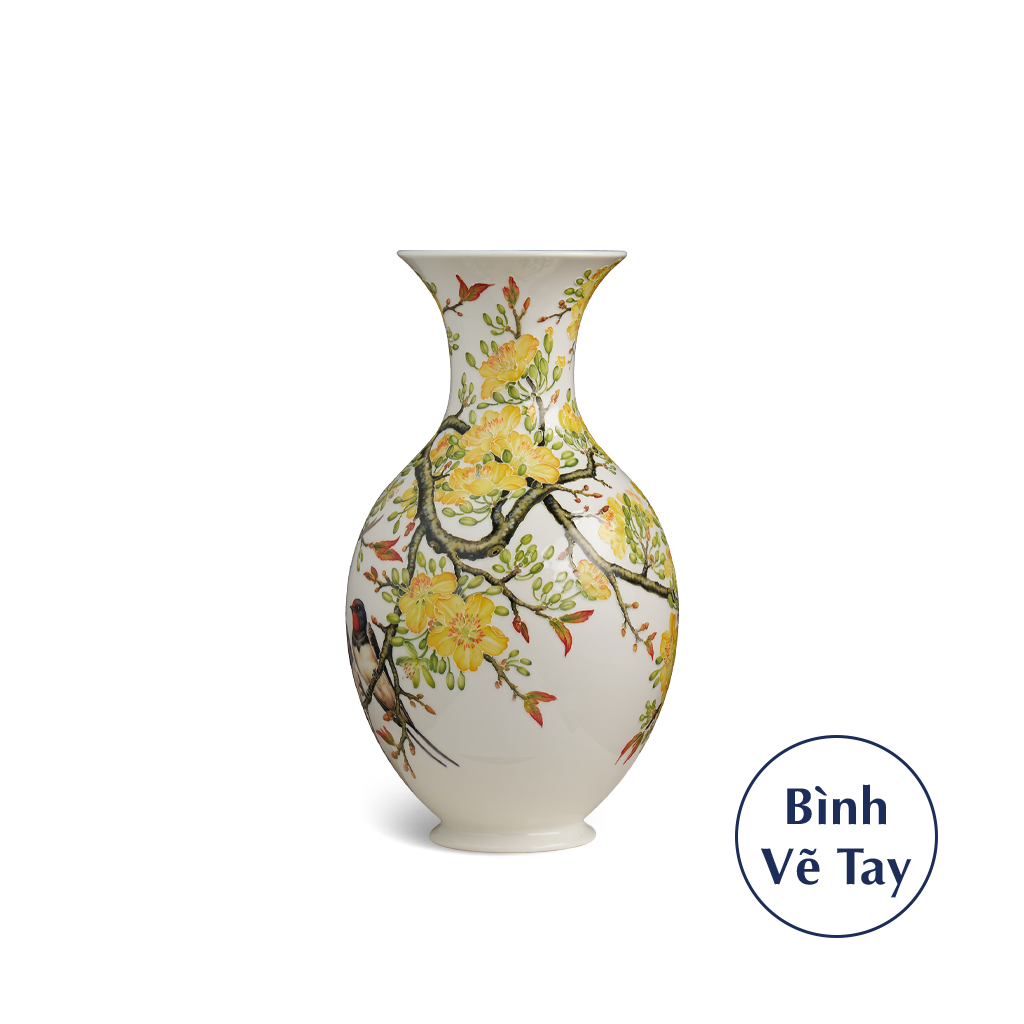 Bình hoa 35 cm - Xuân về