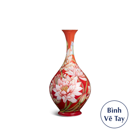  Bình hoa 40 cm - Hoa Súng 