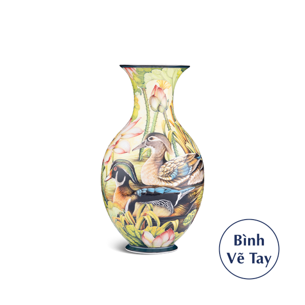 Bình hoa 41 cm - Sen Uyên Ương
