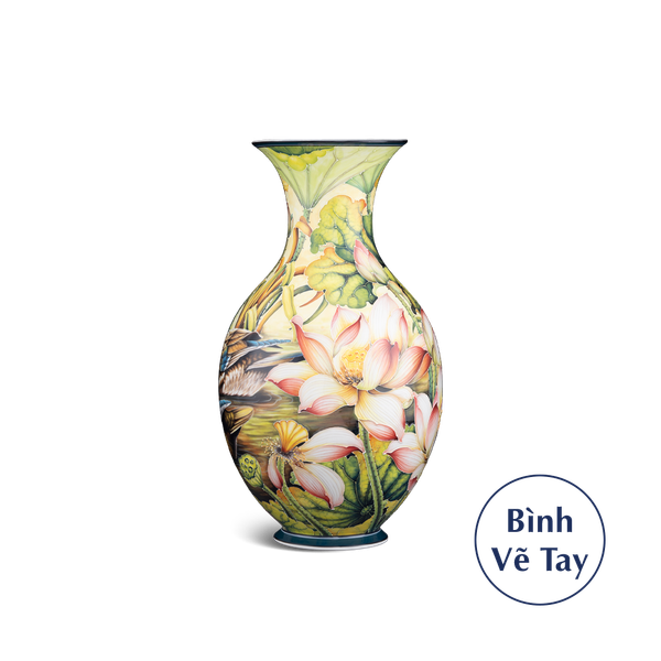 Bình hoa 41 cm - Sen Uyên Ương