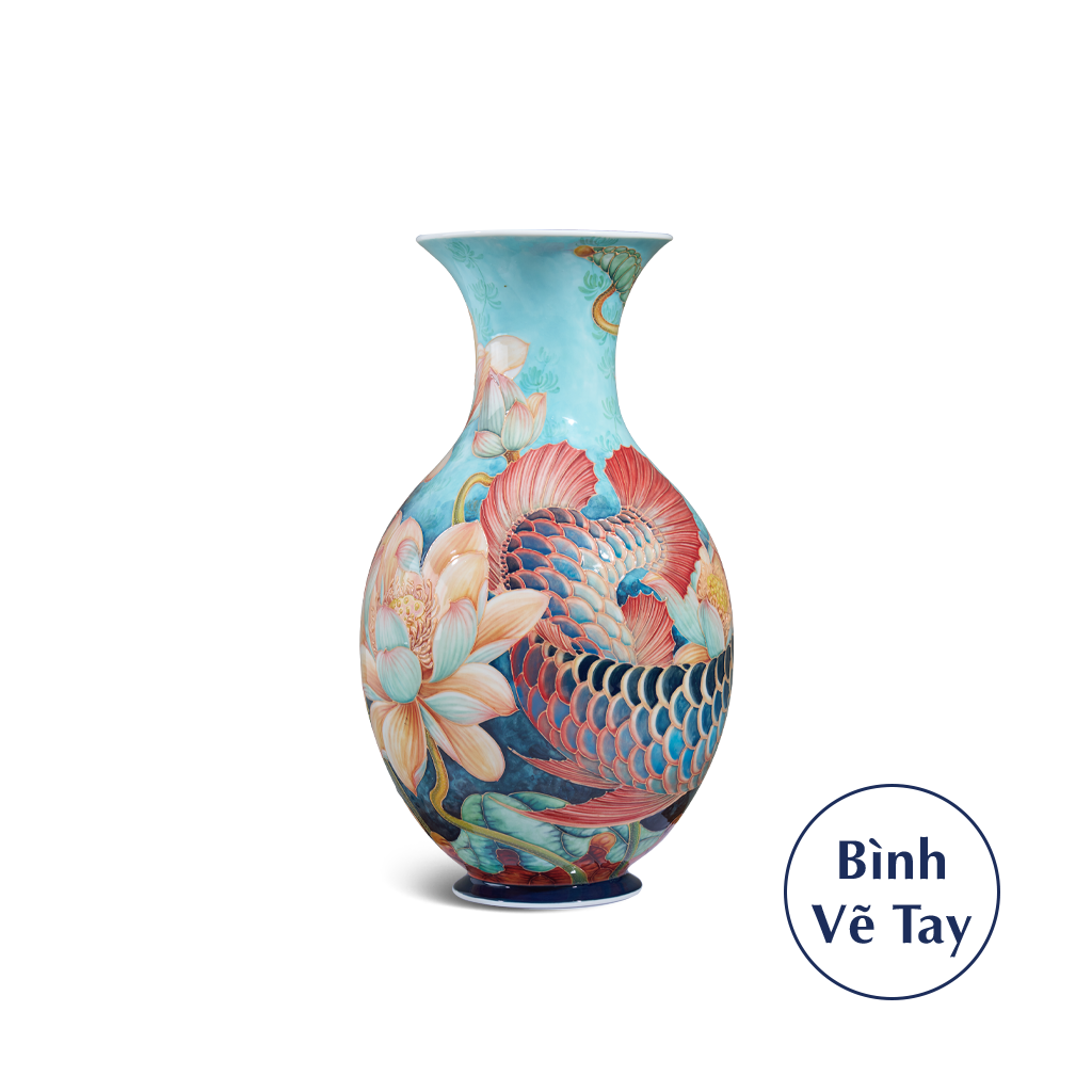 Bình hoa 41 cm - Song Ngư