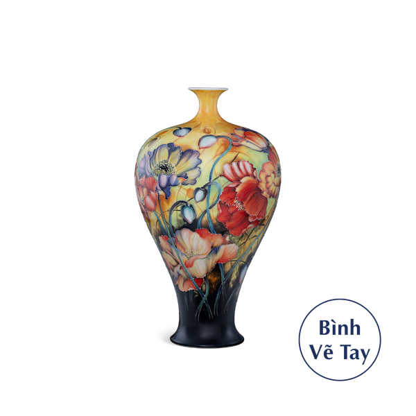 Bình hoa 41 cm - Bình Hoa - Anh Túc - Trang trí