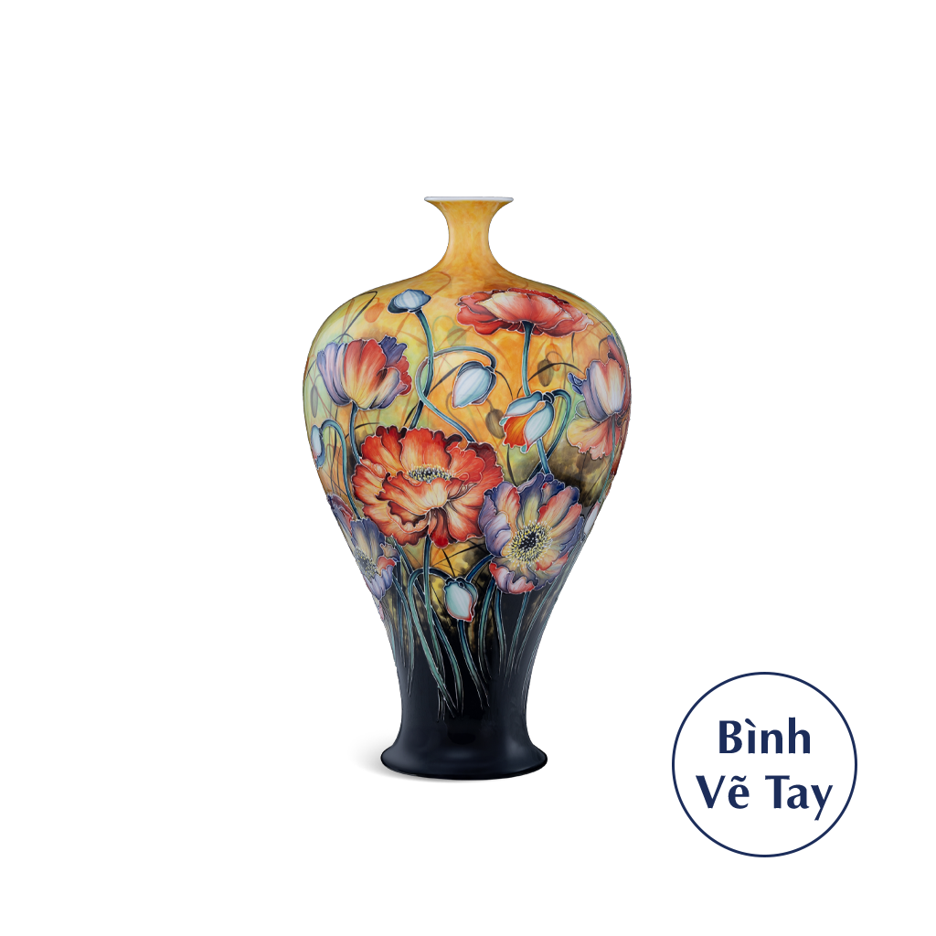 Bình hoa 41 cm - Bình Hoa - Anh Túc - Trang trí