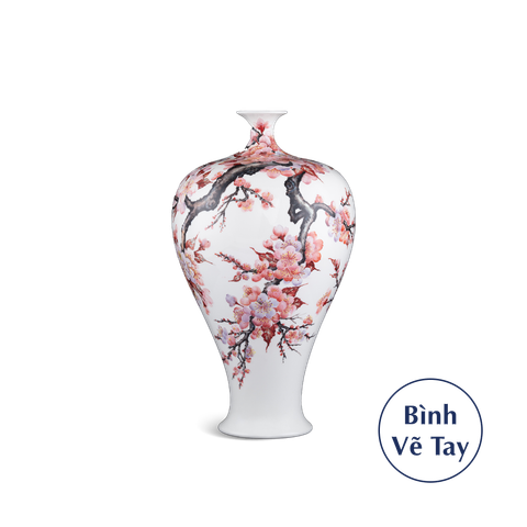  Bình hoa 41 cm - Hoa Đào - Bình Hoa - Trang Trí 