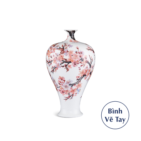  Bình hoa 41 cm - Hoa Đào - Bình Hoa - Trang Trí 