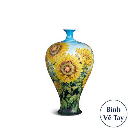  Bình hoa 41 cm - Hoa Hướng Dương 