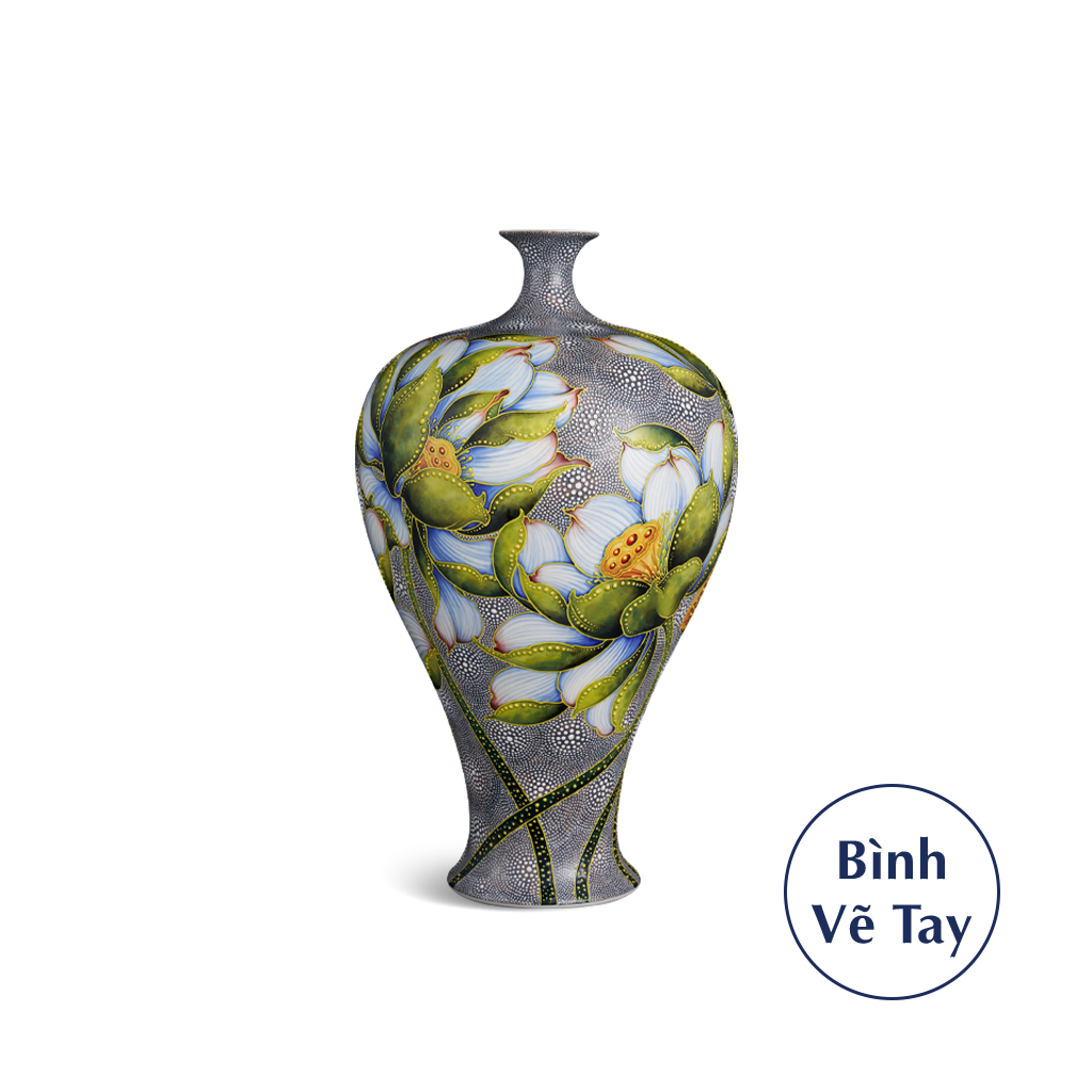 Bình hoa 41 cm - Sen Hột