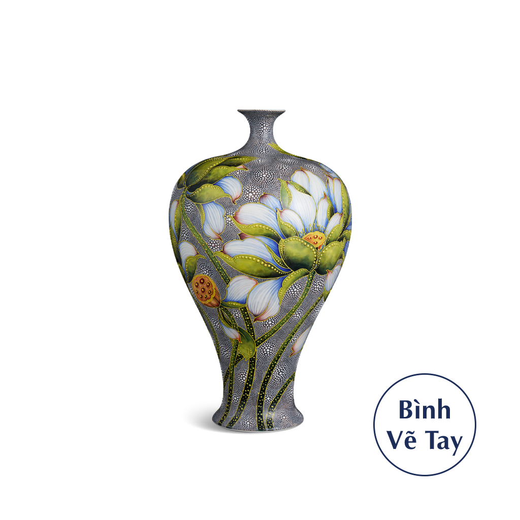 Bình hoa 41 cm - Sen Hột