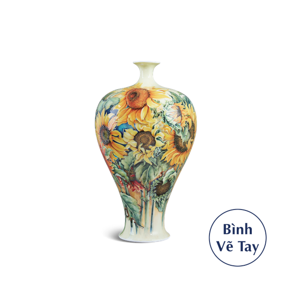 Bình hoa 41 cm - Hoa Hướng Dương