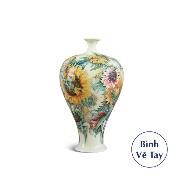 Bình hoa 41 cm - Hoa Hướng Dương