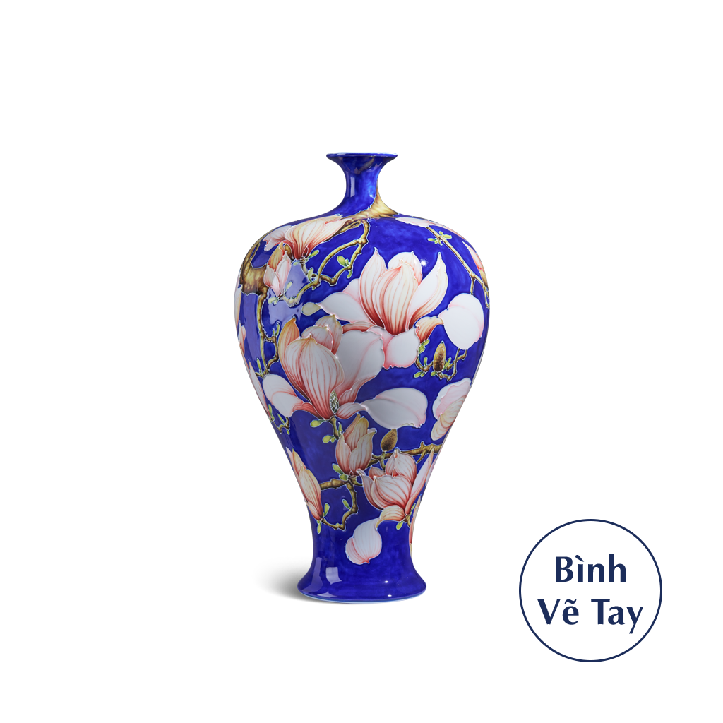 Bình hoa 41 cm - Hoa Mộc Lan