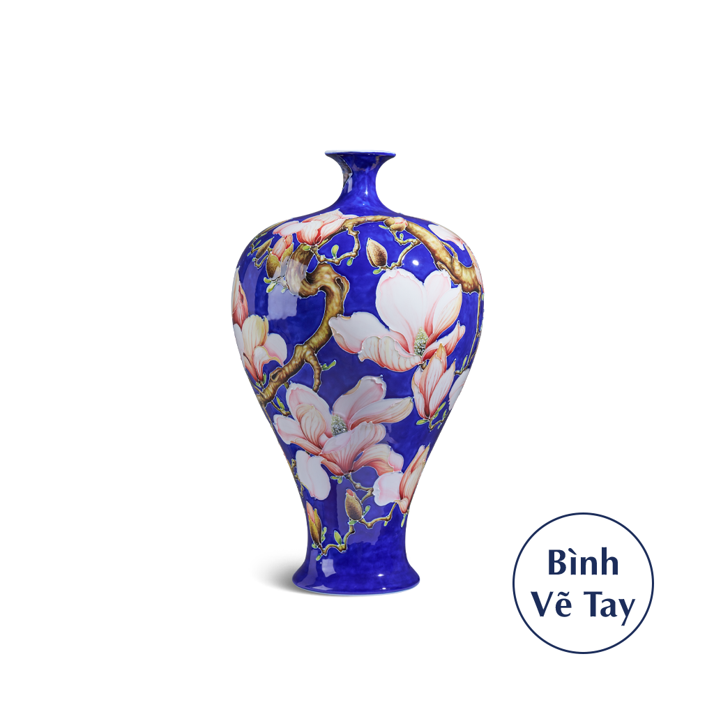Bình hoa 41 cm - Hoa Mộc Lan