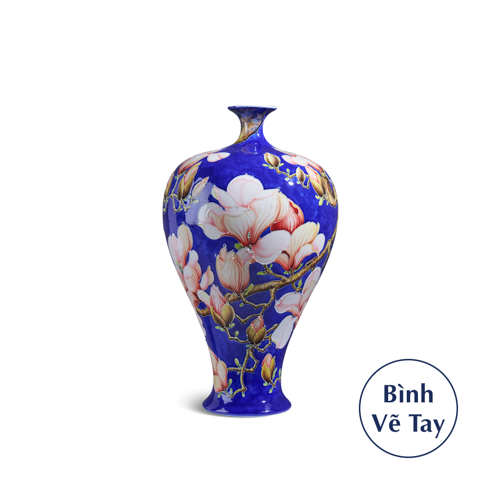 Bình hoa 41 cm - Hoa Mộc Lan