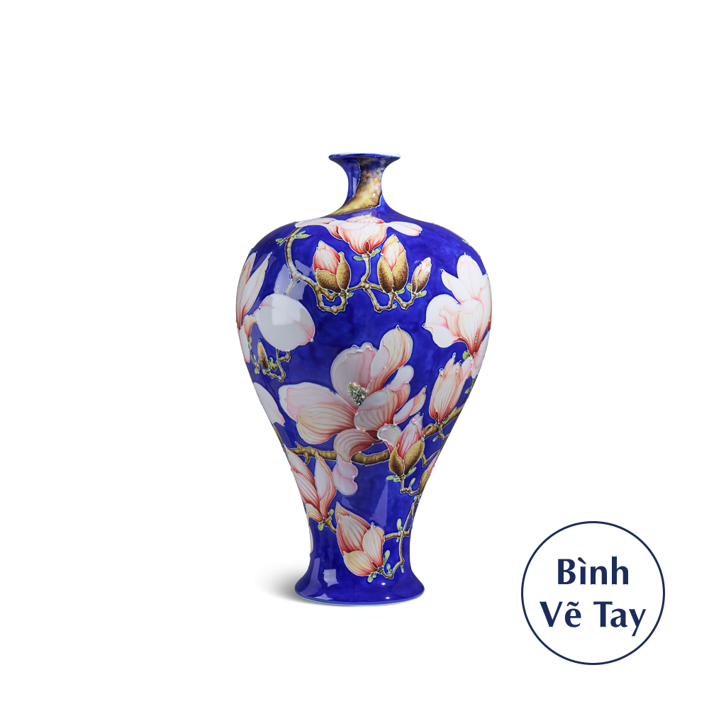 Bình hoa 41 cm - Hoa Mộc Lan