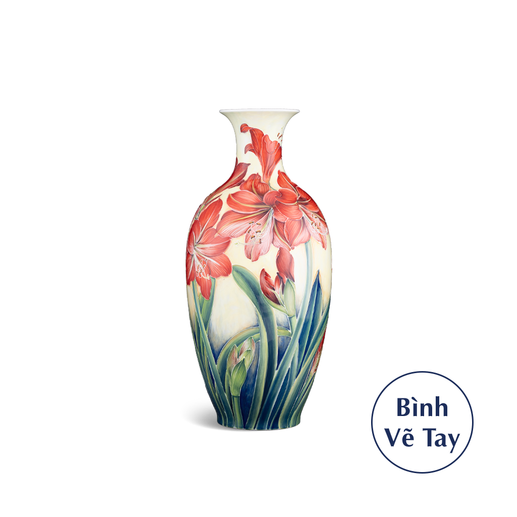Bình hoa 42 cm - Huệ Đỏ