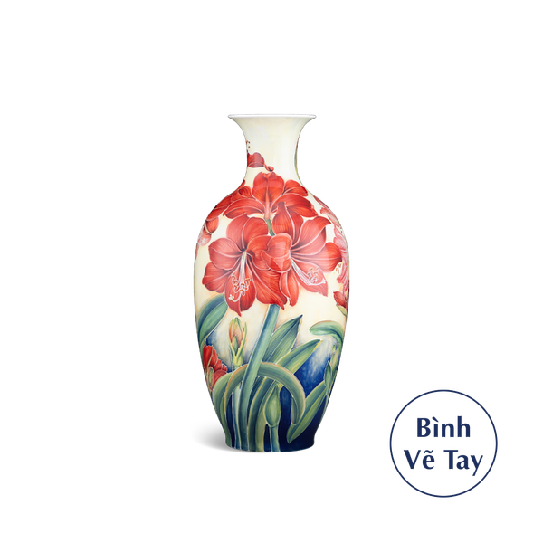 Bình hoa 42 cm - Huệ Đỏ