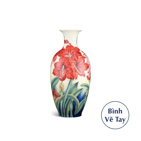  Bình hoa 42 cm - Huệ Đỏ 