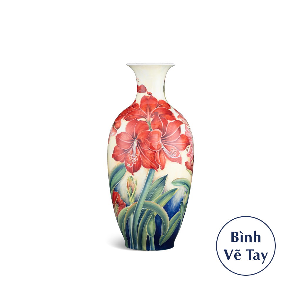 Bình hoa 42 cm - Huệ Đỏ