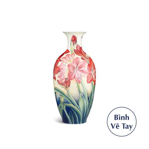 Bình hoa 42 cm - Huệ Đỏ