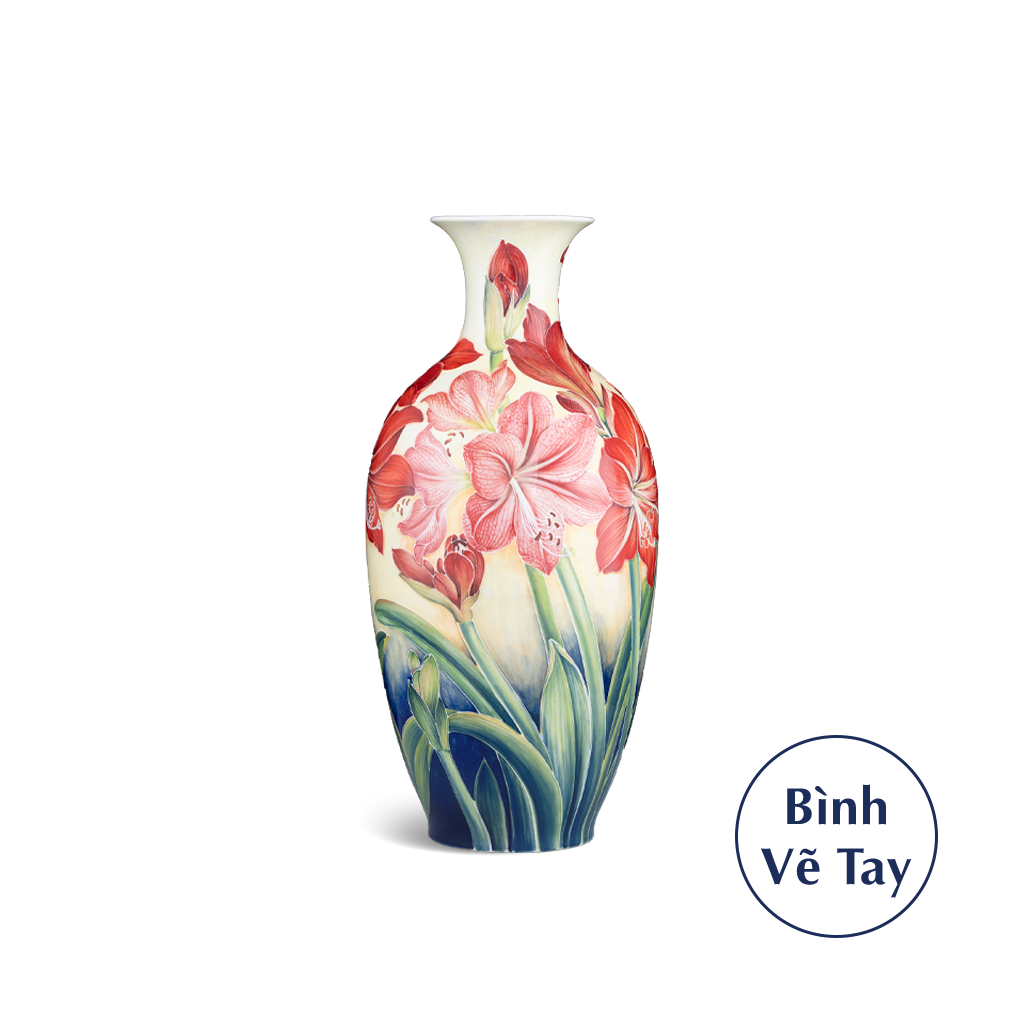 Bình hoa 42 cm - Huệ Đỏ