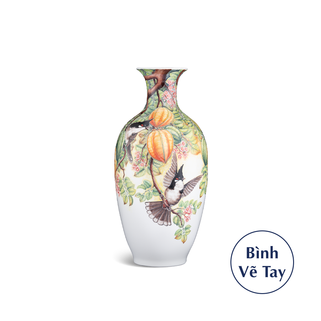 Bình hoa 42 cm - Chim và Khế