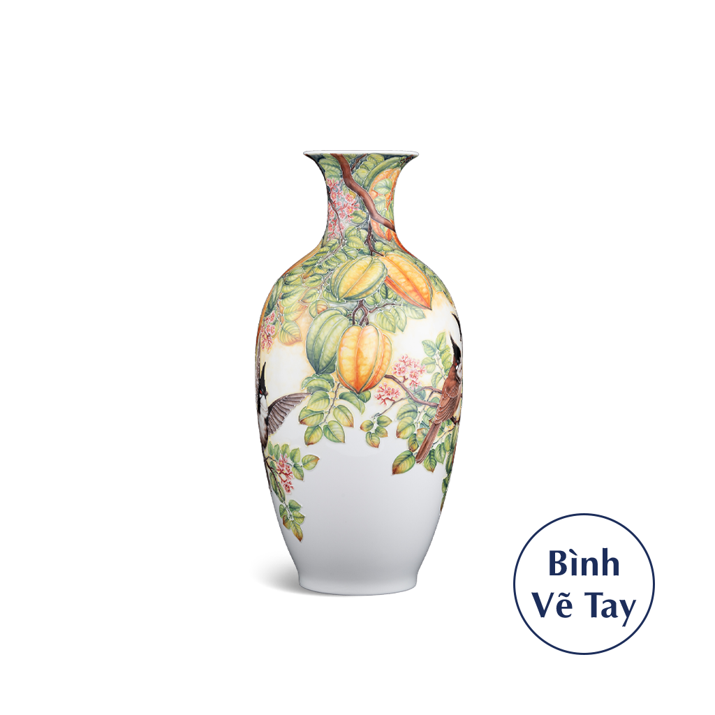 Bình hoa 42 cm - Chim và Khế