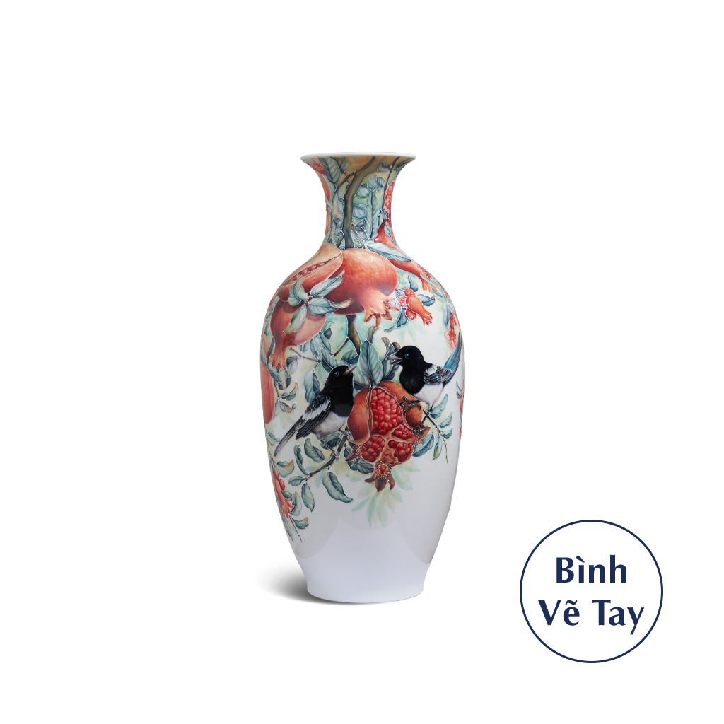 Bình hoa 42 cm - Chim Và Lựu