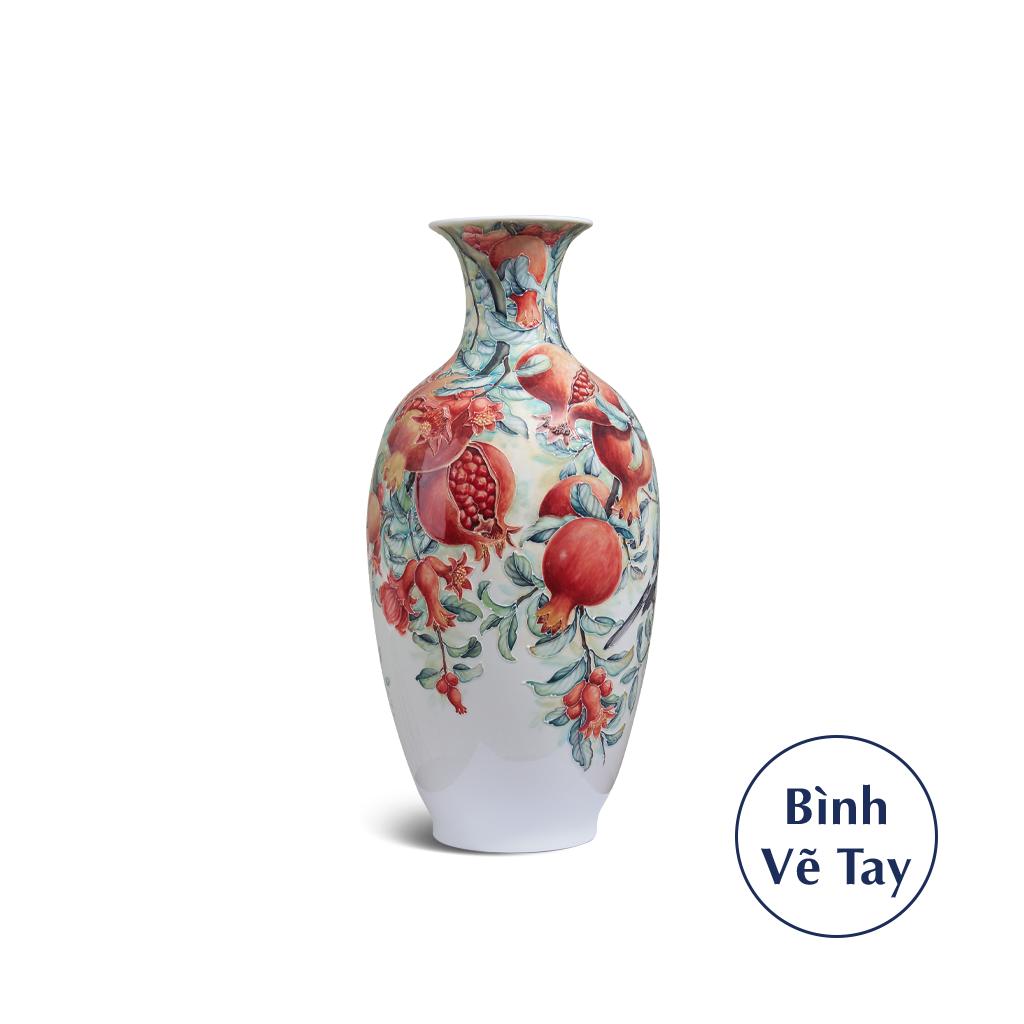 Bình hoa 42 cm - Chim Và Lựu