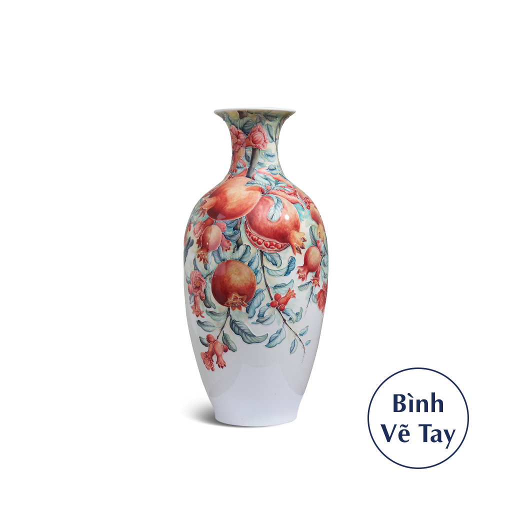 Bình hoa 42 cm - Chim Và Lựu