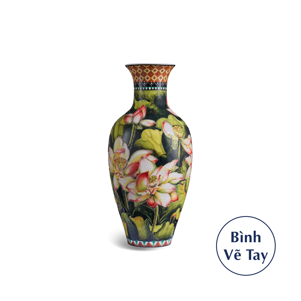 Bình hoa 42 cm - Bình Hoa - Đầm Sen