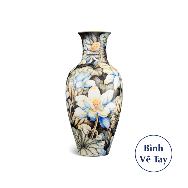 Bình hoa 52 cm - Sen Đêm