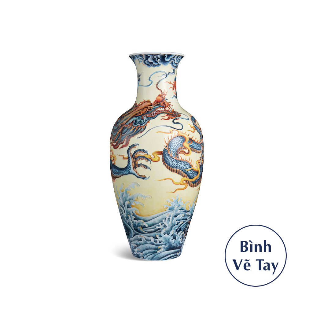Bình hoa 52 cm - Rồng Đỏ