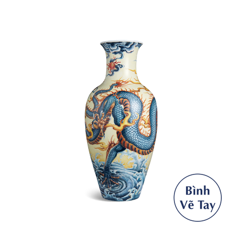  Bình hoa 52 cm - Rồng Đỏ 