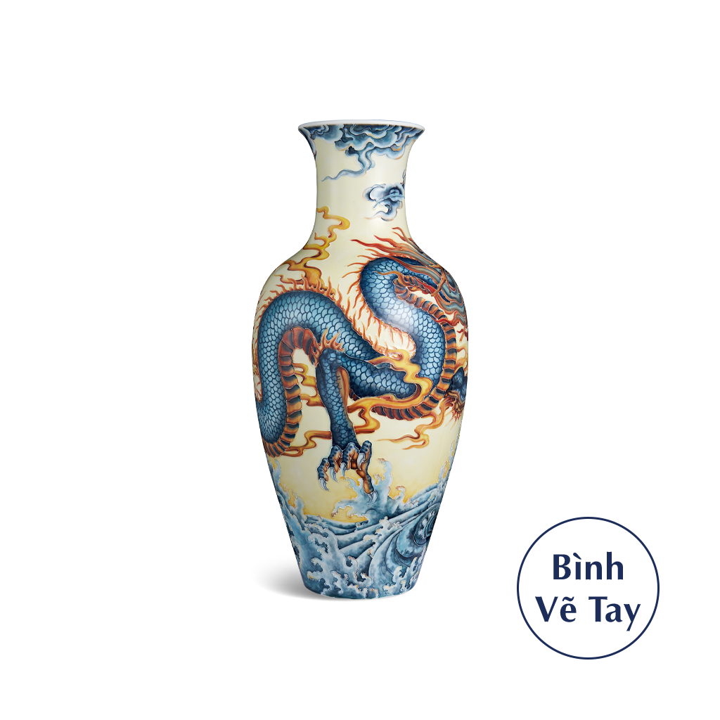 Bình hoa 52 cm - Rồng Đỏ