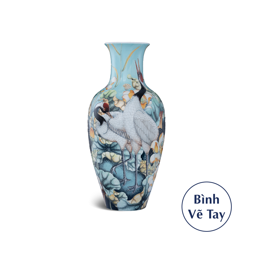 Bình hoa 52 cm - Bình Hoa - Sen Hạc